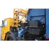 Image 15 : Mack LEU600 tandem axle, garbage truck, side load, very low use, 4,100 kms, yellow, 2015, dual camer