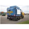 Image 6 : Mack LEU600 tandem axle, garbage truck, side load, very low use, 4,100 kms, yellow, 2015, dual camer