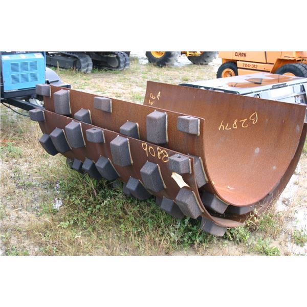 Ingersol Rand 66" padfoot shell kit to fit vibratory roller, off of local municipal unit