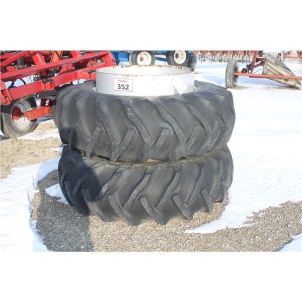 Goodyear 18.4x34 T rail duals