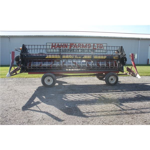 CIH 1020 17.5' flex head, Crary air reel, stainless steel flex sheets, new knife Aug 2021, local con