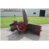 Image 1 : Hagedorn 9' single auger snowblower, hydraulic turs