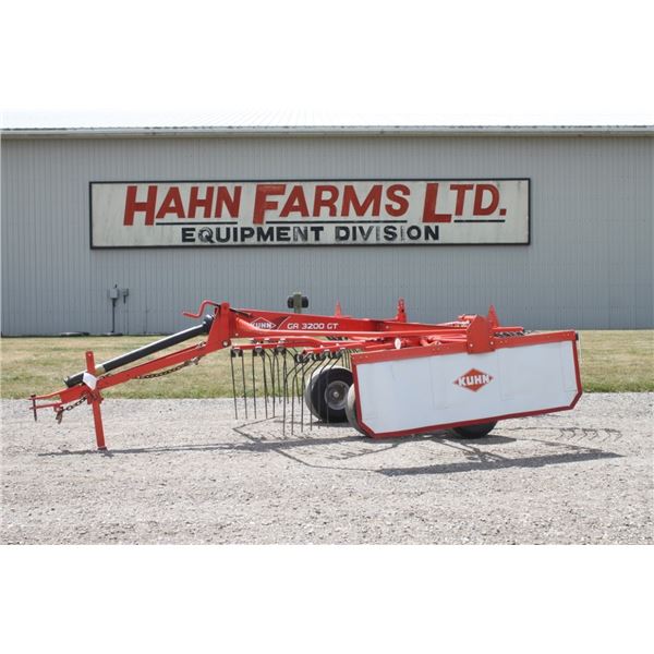 Kuhn 3200 GT rotary hay rake, as new