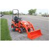 Image 4 : Kubota BX2370 4wd compact tractor, hydro, 54" mid mount mower deck, LA243 loader, 153 hours