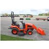 Image 5 : Kubota BX2370 4wd compact tractor, hydro, 54" mid mount mower deck, LA243 loader, 153 hours