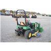 Image 6 : JD 2210 4wd compact tractor, hydro,  210 loader, 62C midmount mower, 1397 hours