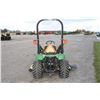 Image 7 : JD 2210 4wd compact tractor, hydro,  210 loader, 62C midmount mower, 1397 hours