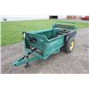 Image 2 : Lancaster 50 single axle ground drive manure spreader, 3 beater, as new