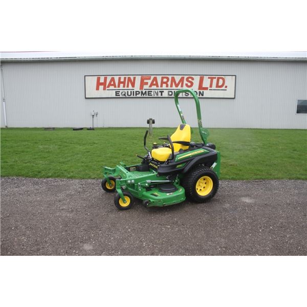 JD Z915E zero turn mower, 7IRON II 60" commercial deck, ComfortGlide seat, JD 25Hp engine, 69 hours,