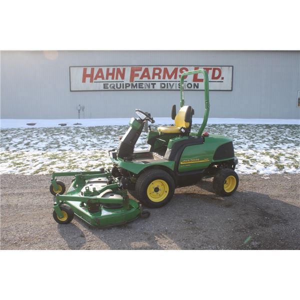 JD 1445 4wd front mount diesel lawn mower, 72" deck, 1731 hours, rops