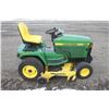 Image 5 : JD 455 AWS diesel lawn mower, 60" mulching deck,  all-wheel steer, 1080 hours