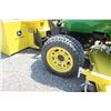Image 11 : JD X738 4wd lawn tractor, JD high capacity 60" Drive Over deck, deluxe seat, JD front mount 47" snow