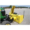 Image 12 : JD X738 4wd lawn tractor, JD high capacity 60" Drive Over deck, deluxe seat, JD front mount 47" snow