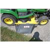 Image 13 : JD X738 4wd lawn tractor, JD high capacity 60" Drive Over deck, deluxe seat, JD front mount 47" snow
