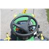 Image 14 : JD X738 4wd lawn tractor, JD high capacity 60" Drive Over deck, deluxe seat, JD front mount 47" snow