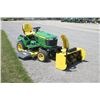 Image 4 : JD X738 4wd lawn tractor, JD high capacity 60" Drive Over deck, deluxe seat, JD front mount 47" snow