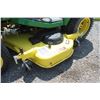 Image 9 : JD X738 4wd lawn tractor, JD high capacity 60" Drive Over deck, deluxe seat, JD front mount 47" snow