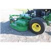 Image 10 : JD W48R walk behind commercial mower, 48" deck, mulching kit, single wheel ride on mower sulky, 39 h