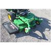 Image 12 : JD W48R walk behind commercial mower, 48" deck, mulching kit, single wheel ride on mower sulky, 39 h