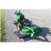 Image 4 : JD W48R walk behind commercial mower, 48" deck, mulching kit, single wheel ride on mower sulky, 39 h