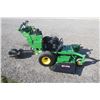 Image 5 : JD W48R walk behind commercial mower, 48" deck, mulching kit, single wheel ride on mower sulky, 39 h