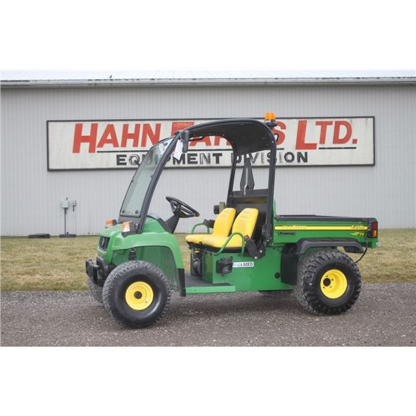 JD TS gator, 2wd, electric dump, canopy with front windshield, rear hitch
