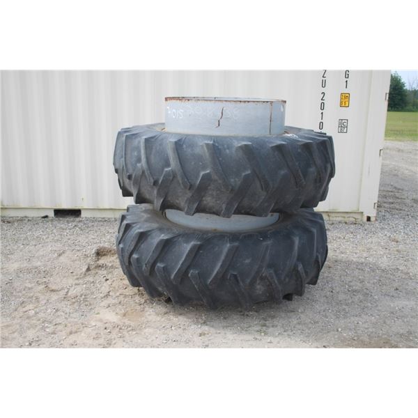 Firestone 20.8x38 T-rail duals, 12" band width
