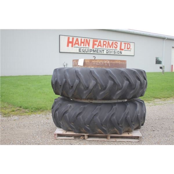 Goodyear 18.4x38 T rail duals
