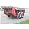 Image 5 : Hagedorn 180 Hydra-Spread tandem axle manure spreader, top beater, end gate hydraulic eject, one own