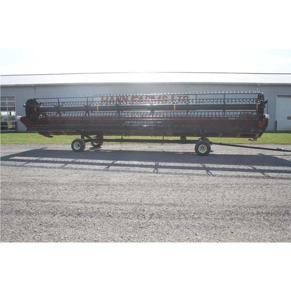 CIH 3162 35' flex draper, 3" Crary knife, rear hydraulic head assist less wheels