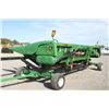 Image 6 : JD 608C Stalkmaster 8 row corn head, hydraulic deck plates, intermeshing knife rolls, row sense, mou