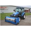 Image 2 : New Holland Boomer 55 4wd compact tractor, cab, air, JRTX 6'-10' extendable inverted plow, 2 remotes
