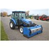 Image 4 : New Holland Boomer 55 4wd compact tractor, cab, air, JRTX 6'-10' extendable inverted plow, 2 remotes