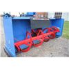 Image 7 : Agri Metal MS 2682 7' snowblower, hydraulic turn, hydraulic deflector, poly anti-scratch cutting edg