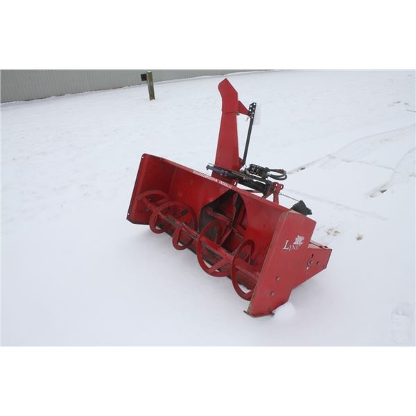 Lynx 62" single auger snowblower, hydraulic turn, low use