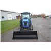 Image 3 : New Holland Boomer 55 4wd compact tractor, cab, air, Alo C18 loader, 2 remotes, Hydro, 6' bucket, 16
