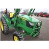 Image 15 : JD 4066M 4wd compact tractor, rops, JD 400E loader, 6' bucket, power reverser, 13.6x28, 115 hours