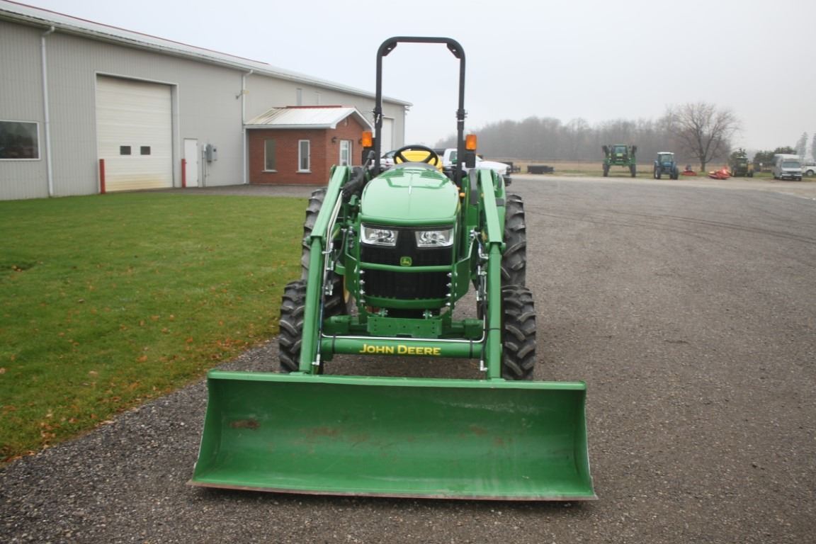 JD 4066M 4wd compact tractor, rops, JD 400E loader, 6' bucket, power ...