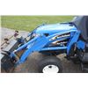 Image 11 : New Holland TC26DA 4wd compact tractor, NH 12LA loader, NH 756C backhoe attachment, hydro, 1 remote,