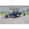 Image 1 : New Holland TC26DA 4wd compact tractor, NH 12LA loader, NH 756C backhoe attachment, hydro, 1 remote,
