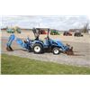Image 4 : New Holland TC26DA 4wd compact tractor, NH 12LA loader, NH 756C backhoe attachment, hydro, 1 remote,