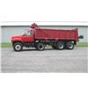 Image 1 : GMC C8500 tri axle dump truck, 18' box, air lock tail gate, cat powered, fuller 10 speed transmissio