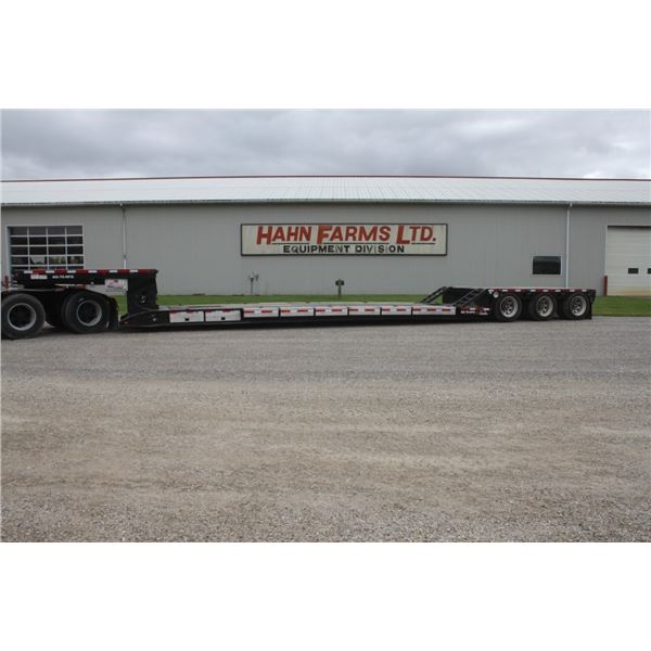 2012 United Specialized AG-70-HFG 35 ton hydraulic detachable 3 axle combine trailer