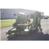 Image 2 : JD R15 Batwing 15' rotary mower, stump jumpers, chain guard, transport lights, Demo unit, used very