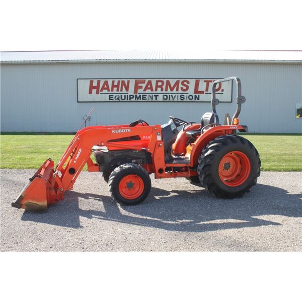 Kubota L4630 HST 4wd compact tractor, LA835 loader, hydro, 2260 hours