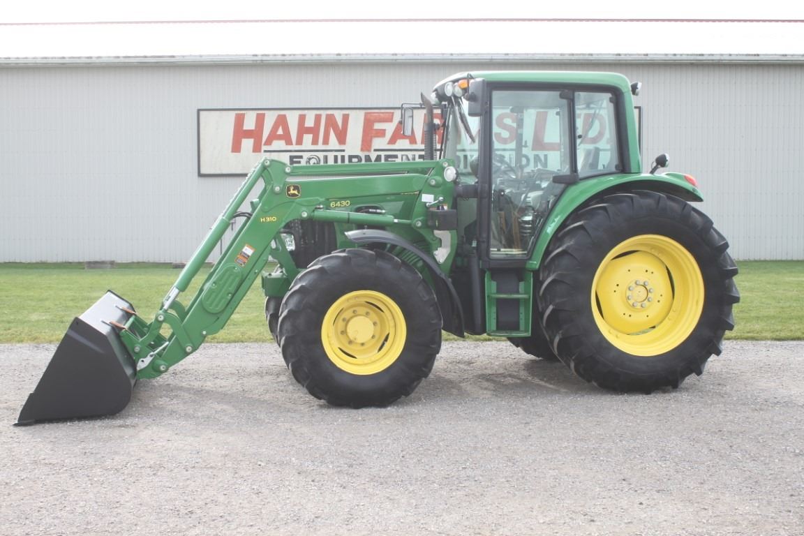 6430 Loader JD 6430 Premium 4wd tractor, cab, air, New H310 SL loader, New Alo 95 ...