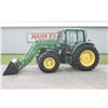 Image 1 : JD 6430 Premium 4wd tractor, cab, air, New H310 SL loader, New Alo 95" bucket, 24 speed Autoquad, 18