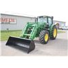 Image 2 : JD 6430 Premium 4wd tractor, cab, air, New H310 SL loader, New Alo 95" bucket, 24 speed Autoquad, 18