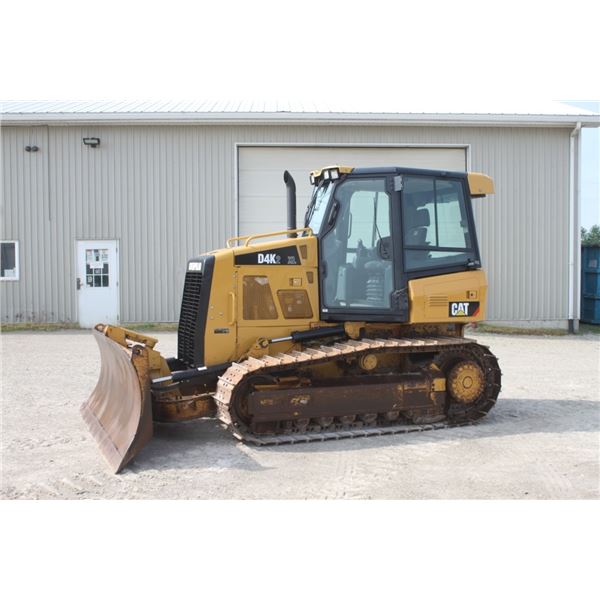Caterpillar D4K2 XL 6 way dozer, cab, air, 4260 hours, good under carriage, one owner, 2014 model