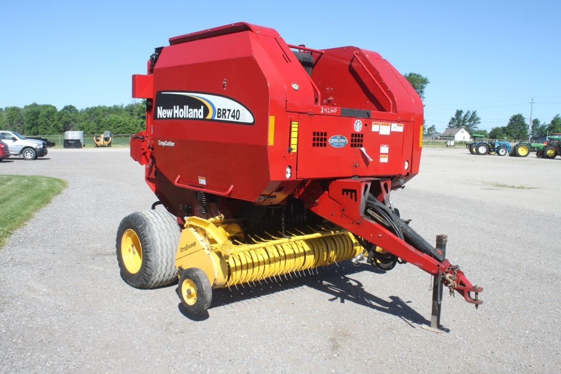 New Holland BR740A silage special 4x5 round baler, net wrap, extra